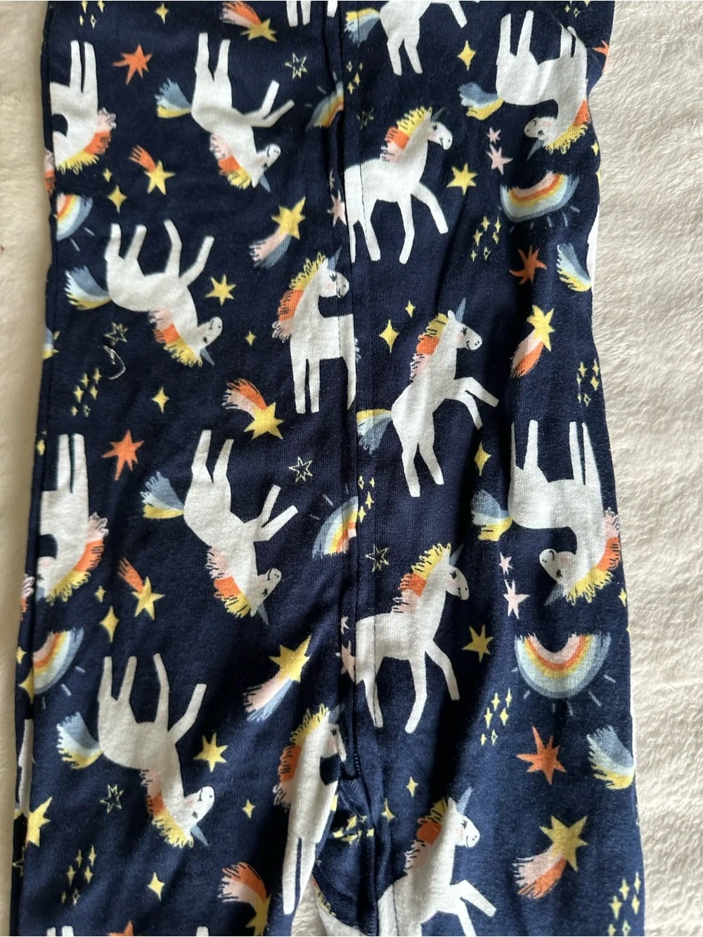 Disney Cream and Red Holiday Knit Top & Leggings Set